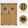 M MCombo Gartenschrank Holz, Gartenhaus Klein Wetterfest, Produktbild-Vorschau 6