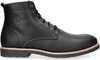 A black leather boot is shown from the side against a white background. Produktbild-Vorschau