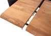 Esstisch mit Ansteckplatten 140(220)x90 cm Baumkante Akazie Produktbild-Vorschau 6