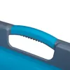 A close-up view of a blue and gray handle on a foldable laundry basket. Náhľad obrázku produktu