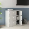 Skříňka 'Rautavaara' s 9 dvířky ocelová 100 x 90 x 40 cm Náhled obrázku produktu 2