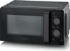 A black SEVERIN microwave oven is shown from a three-quarter front view against a white background. Podgląd zdjęcia produktu