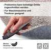 Kurzflorteppich, waschbarer Teppich Wohnzimmer Teppich Produktbild-Vorschau 2