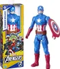 A Captain America action figure and its packaging are displayed against a white background. Produktbild-Vorschau