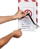 DURABLE Info-Rahmen DURAFRAME® SECURITY A4 2 St., rot/weiß Produktbild-Vorschau 4