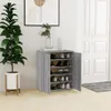 vidaXL Botník Grey Sonoma 60x35x70 cm Dřevěný materiál Náhled obrázku produktu 2