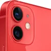 A close-up view of the rear camera module of a red iPhone 12 mini. Produktbild-Vorschau