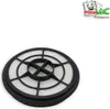 A vacuum cleaner filter is shown on a white background, with a logo in the top right corner. Produktbild-Vorschau