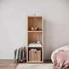 KOMTO Bücherregal Sonoma Oak – Regal mit 3 Fächern, Produktbild-Vorschau 2