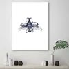 Leinwandbild fliegender käfer 60x90 cm Feeby grau wandbild Produktbild-Vorschau 2