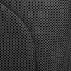 A close-up view of a black mesh fabric with a diagonal seam. Produktbild-Vorschau