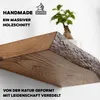 tømmermann - Wandregal mit Baumkante - massives Produktbild-Vorschau 2