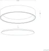 LED-Deckenleuchte 20W Rund Metall Ø450 mm CCT Wählbar Produktbild-Vorschau 6