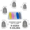25 Stück Gitarren Finger Cots, Silikon Fingerspitzen Produktbild-Vorschau 2