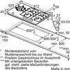 Siemens iQ700, Gaskochfeld, 90 cm, Glaskeramik, Schwarz Produktbild-Vorschau 7
