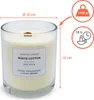 1.09 Bougie parfumée en pot WHITE Coton - Environ 1,1 Kg / Voir les images du produit 2