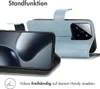 imoshion  Klapphülle Xiaomi 14T Pro - Hellblau Produktbild-Vorschau 3