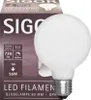 Sigor 6137301 Frosted E27 7W LED-Kugel, Sockel E27, 7 Watt, Produktbild-Vorschau 2