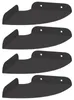 Plovoucí police s policí s úložištěm 4 pcs Černý 15 x 15 x Náhled obrázku produktu 1