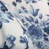 HOMLA Pościel SORLI bawełniana w niebieskie kwiaty 220x200 Podgląd zdjęcia produktu 3