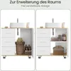 EUGAD Waschbeckenunterschrank, mit 3 Schubladen, Produktbild-Vorschau 4