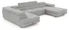 Sofiland Cordo Canapé XXL Panoramique Convertible Chaise Voir les images du produit 8