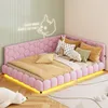 Lit rembourré INONEFT 140x200 cm avec LED et port USB, Voir les images du produit 3