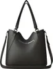 Damen Vegane Shopper Tasche Hobo Bag Umhänge Tasche  30672 Produktbild-Vorschau 4