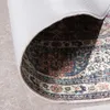 In- & Outdoor Teppich Rund - Kairo Medaillon Bordeaux Produktbild-Vorschau 7