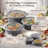 Mikrowellengeschirr 3er Set Mikrowellen Schalen Menüteller Produktbild-Vorschau 8