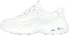A side view of a white Skechers sneaker with silver accents. Náhled obrázku produktu
