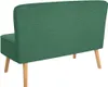 vidaXL Sofa materiałowa 117 x 55,5 x 77 cm Zielona Podgląd zdjęcia produktu 4
