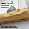tømmermann - Wandregal mit Baumkante - massives Produktbild-Vorschau 2