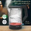 Bomann Wks3002Cb Rychlovarná konvice 1,5 l 2200 W Nerezová Náhled obrázku produktu 14