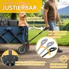 Carretto pieghevole TRESKO® da 300 L con freno, blu | Anteprima dell’immagine prodotto 7