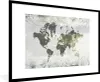 MuchoWow® MuchoWow® Gerahmtes Poster Weltkarte - Blumen - Produktbild-Vorschau 1
