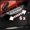 Close-up of a lawnmower's gear shifter and speed indicator. Náhľad obrázku produktu