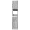 vidaXL Küchenschrank Grau Sonoma 35x50x180 cm Holzwerkstoff Produktbild-Vorschau 4
