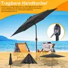 Wolketon 3m-3m Parasol de marché avec manivelle UV40+ Voir les images du produit 15