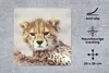 MuchoWow® Mauspad Mousepad Gepard - Jung - Porträt 20x20 cm Produktbild-Vorschau 2