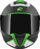 FC-Moto Hawk EVO-X helm, mat zwart/groen/wit, maat L Productafbeelding-voorbeeld 4