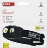 COB LED nabíjecí čelovka P3542, 500 lm, 130 m, Li-pol 1200 mAh Náhled obrázku produktu