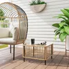 Outsunny Polyrattan Gartentisch, 65 x 65 x 43 cm, Produktbild-Vorschau 2