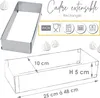 Cadre Pâtisserie Extensible Ajustable Pour Toutes Vos Voir les images du produit 7