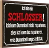 vianmo Holzschild 12x18 cm bin Schlosser kann reparieren Produktbild-Vorschau 1