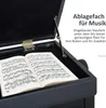 HOMCOM Klavierhocker Klavierbank Bank Schminkhocker Hocker Produktbild-Vorschau 5