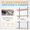 BOOMET Wandregal Metall mit Boden · Regal in 50 Varianten · Produktbild-Vorschau 2