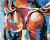 Zuty - Malen nach Zahlen - SEXY HINTERN IN FARBEN, 40x50 Produktbild-Vorschau 1