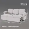 Ecksofa mit Schlaffunktion, ausziehbares Schlafsofa, Produktbild-Vorschau 8