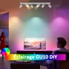 Reflektor sufitowy LED ZMH z 6 żarówkami  Lampa sufitowa  Podgląd zdjęcia produktu 15